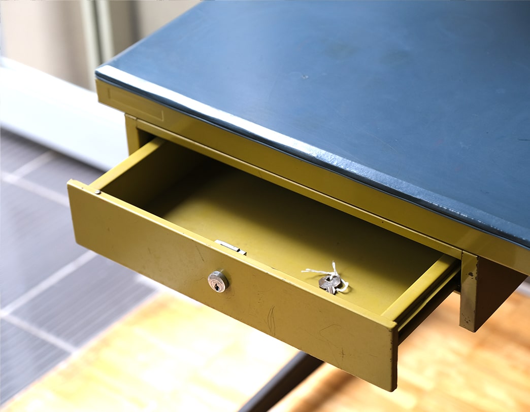 60’s Industrial Steel Desk