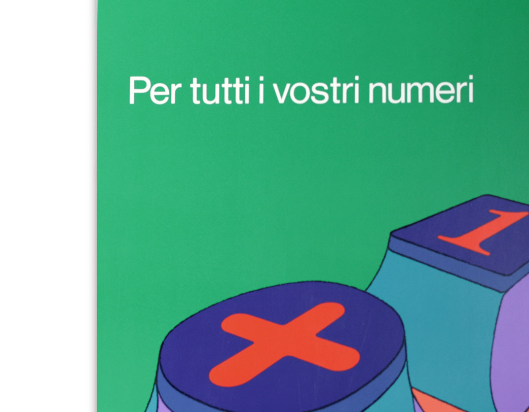 アートポスター Per tutti vostori numeri