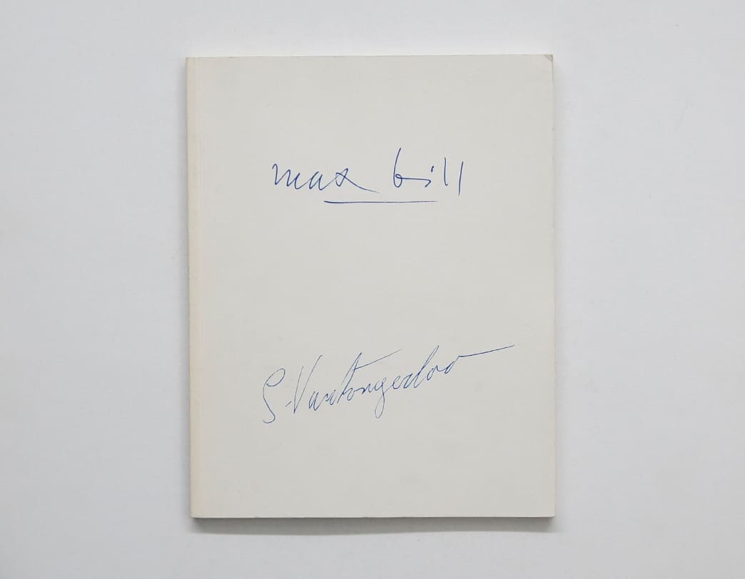 書籍 Max Bill Georges Vantongerloo 1996