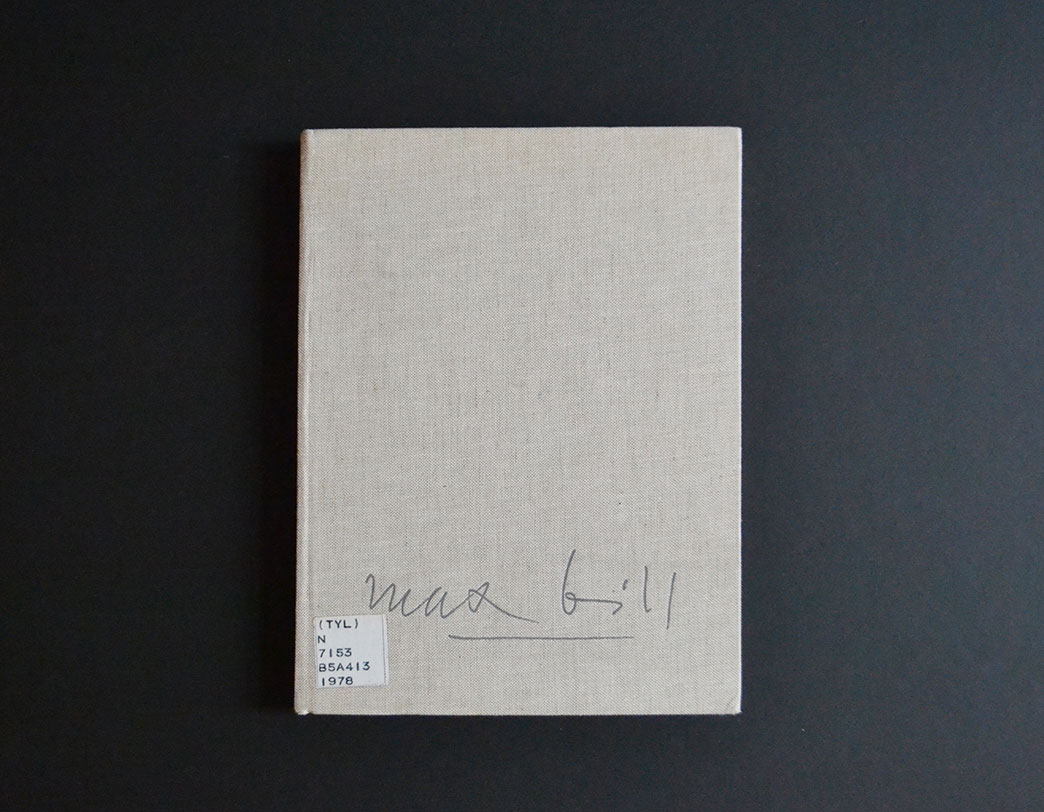 書籍 Max Bill 1978