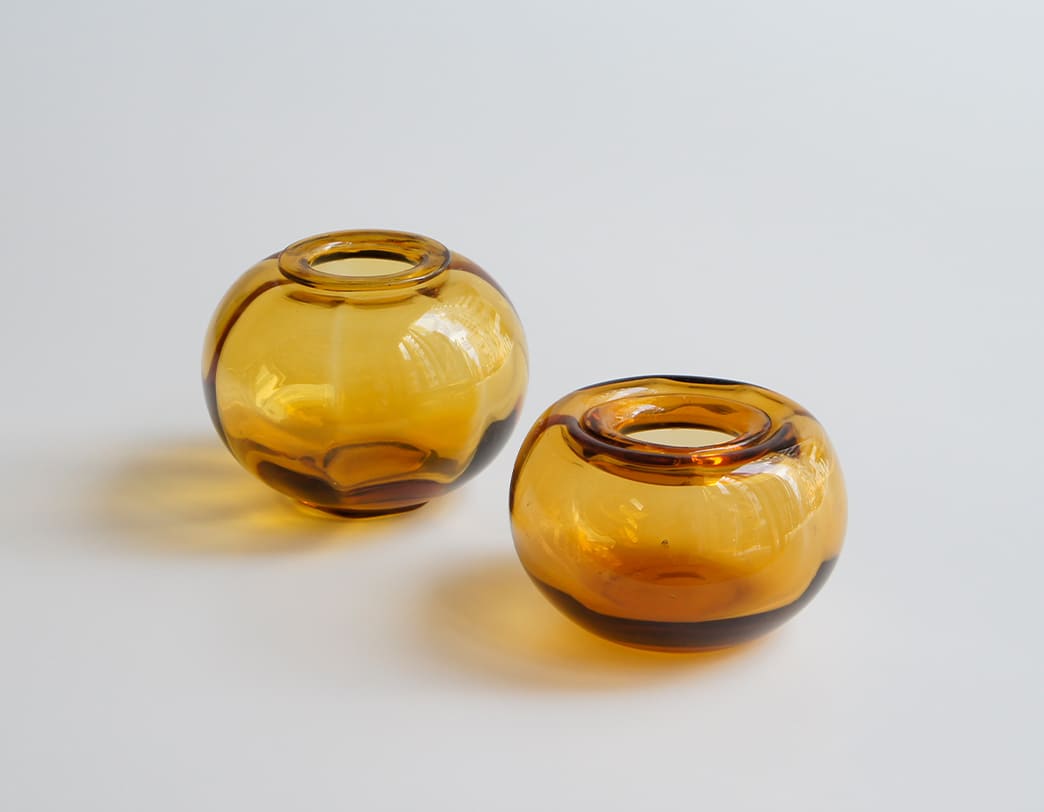 Tomato Glass Vase