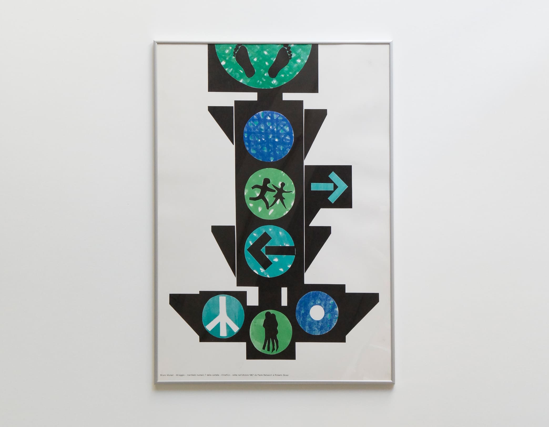 ポスター Miraggio [Il traffico] / Bruno Munari