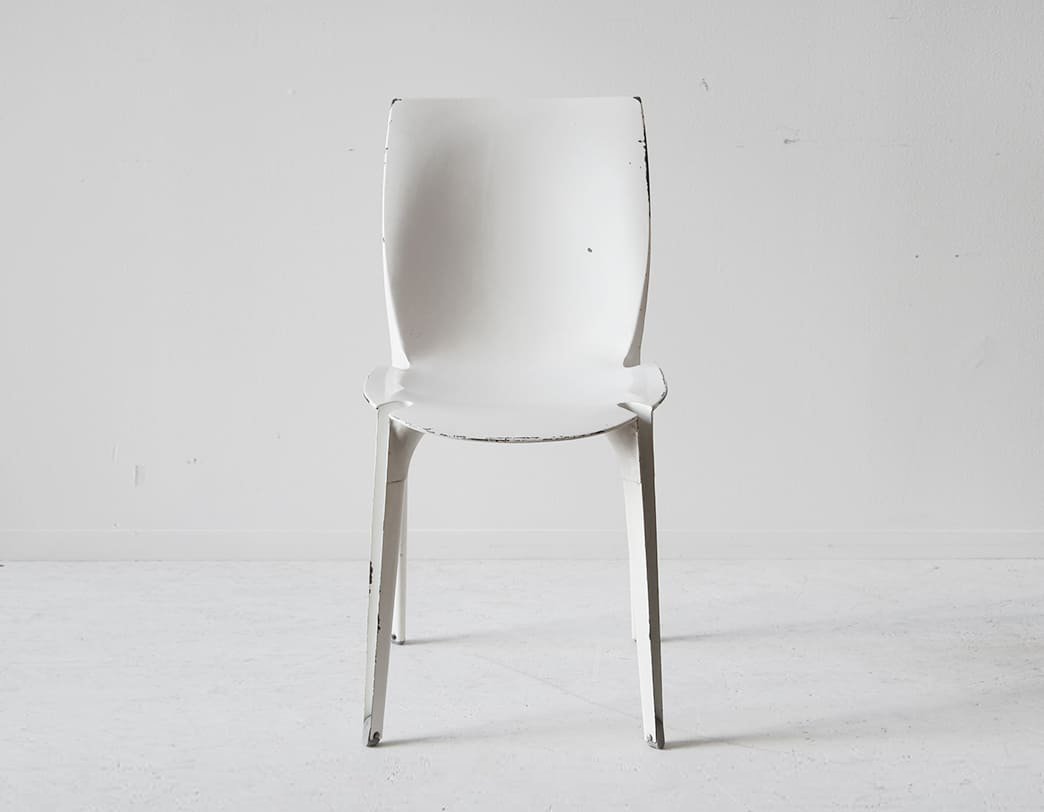 Lambda Chair White / Marco Zanuso & Richard Sapper