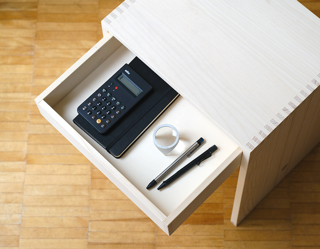 ウルムスツール 引出し付【展示品】