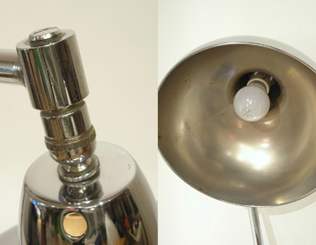 Chrome Table Lamp/クロームテーブルランプ
