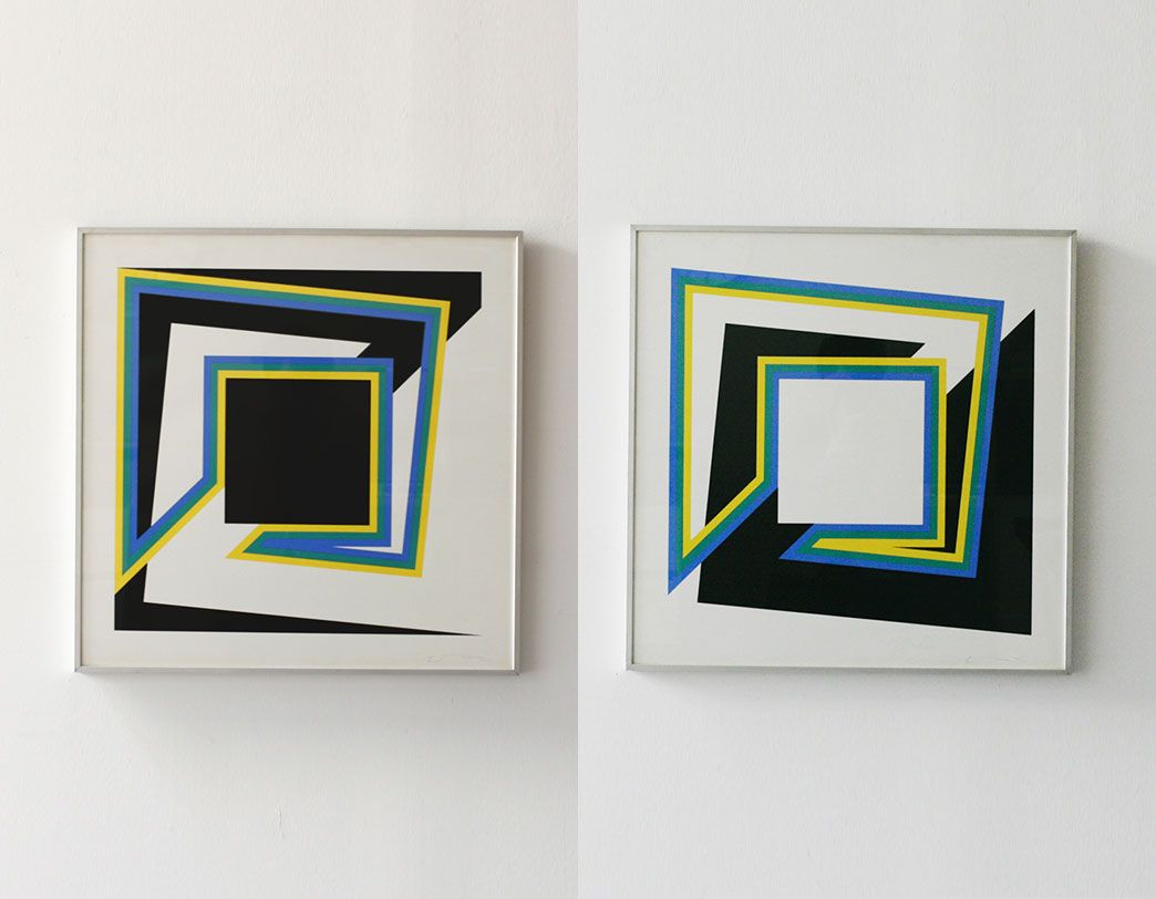 Cyril Lixenberg Silkscreen「Diptych」2点セット