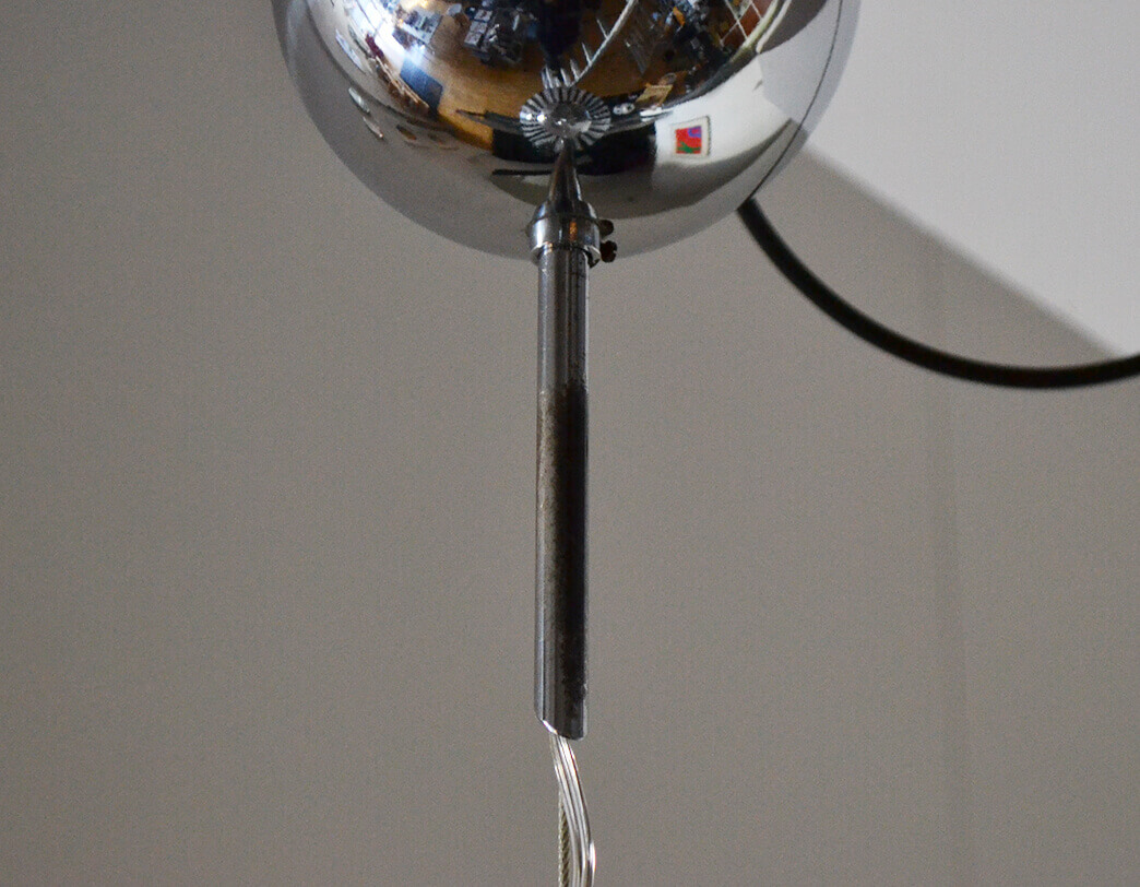 60's Stripe Glass Pendant