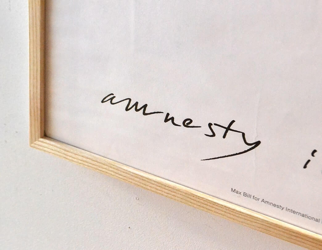 Amnesty 1977 フレーム付き / Max Bill