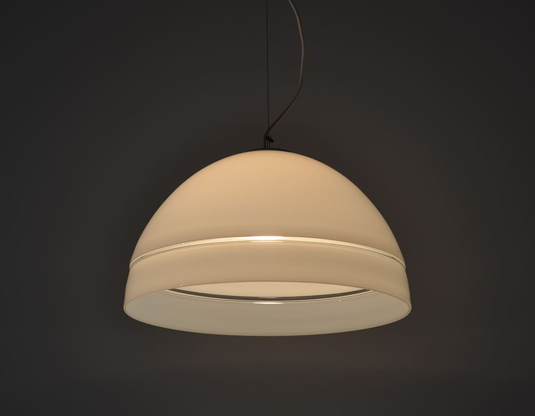 70's White Grass Pendant Lamp