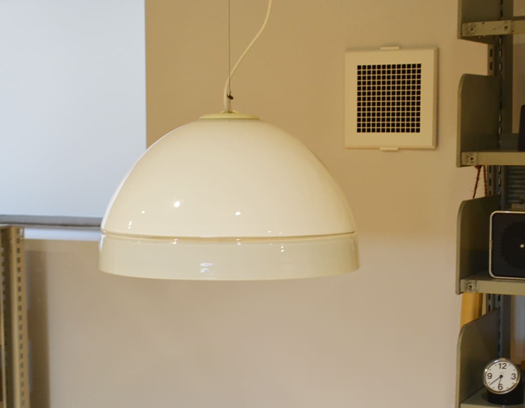 70's White Grass Pendant Lamp