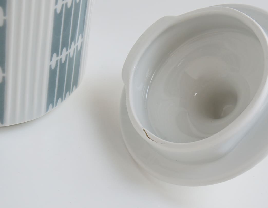 Lilien Porzellan Noblesse Gray Coffee Cup Set