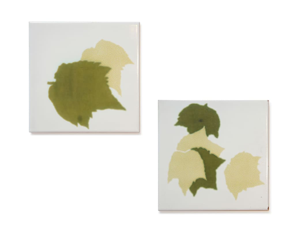 Capodimonte -Foglie Vintage Tile [Green] / Gio Ponti