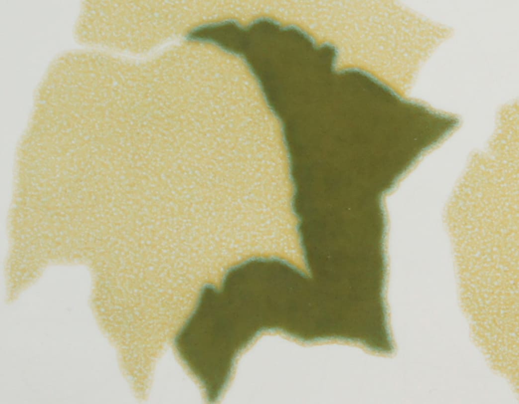 Capodimonte -Foglie Vintage Tile [Green] / Gio Ponti