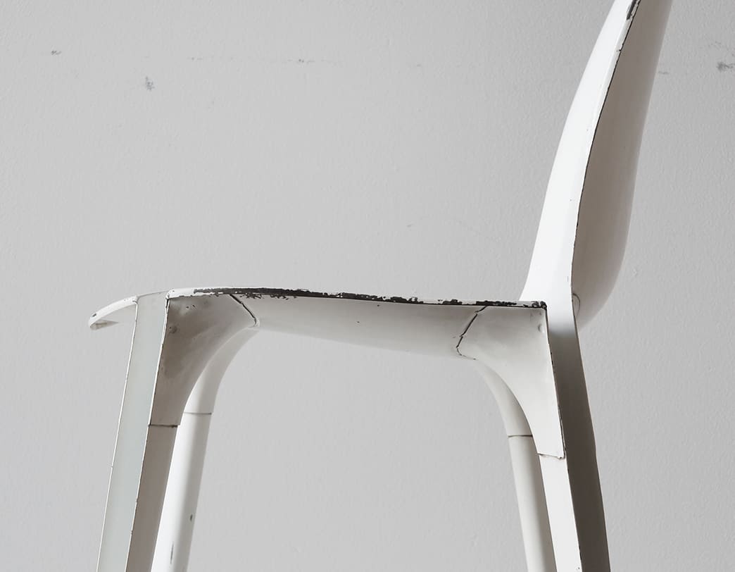 Lambda Chair White / Marco Zanuso & Richard Sapper