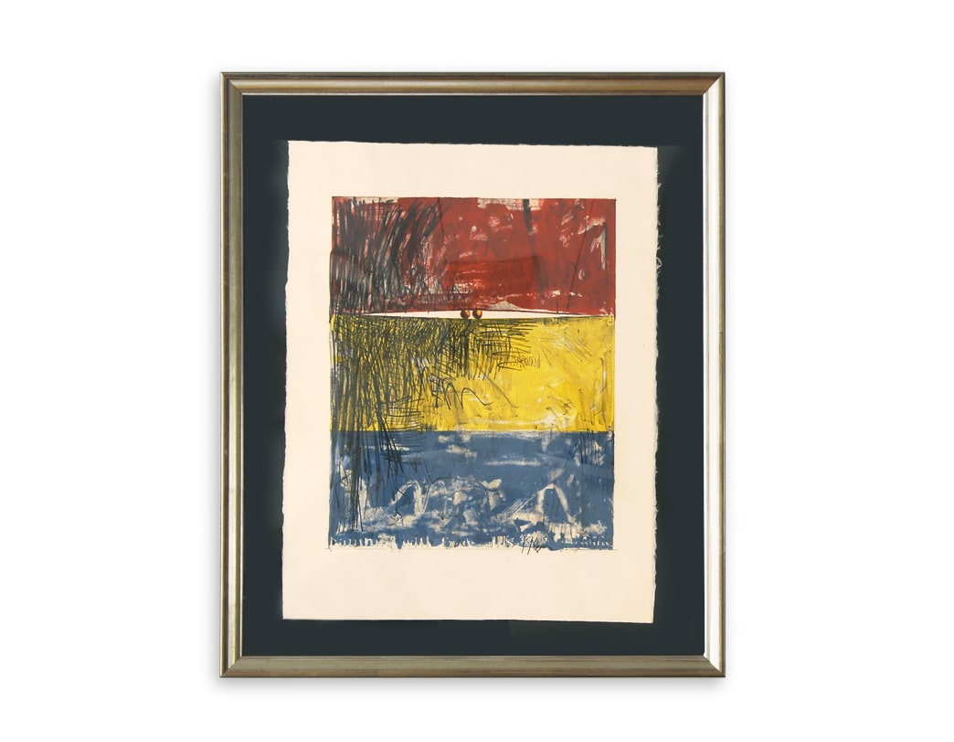 Painting with Two Balls I / Jasper Johns