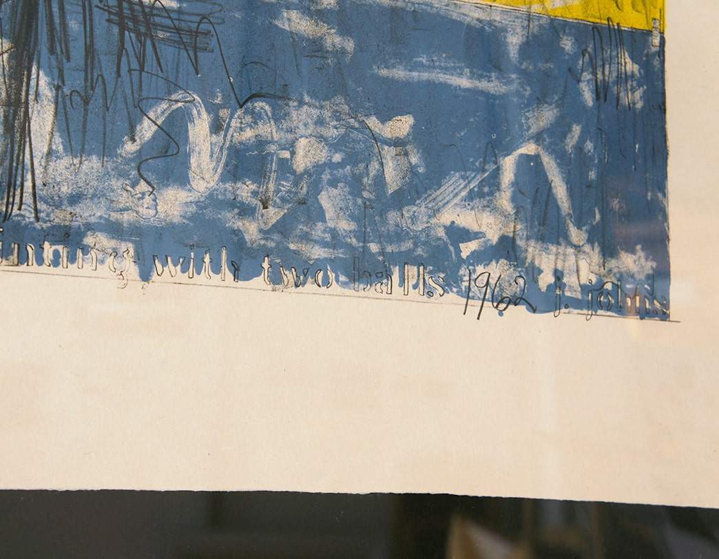 Painting with Two Balls I / Jasper Johns
