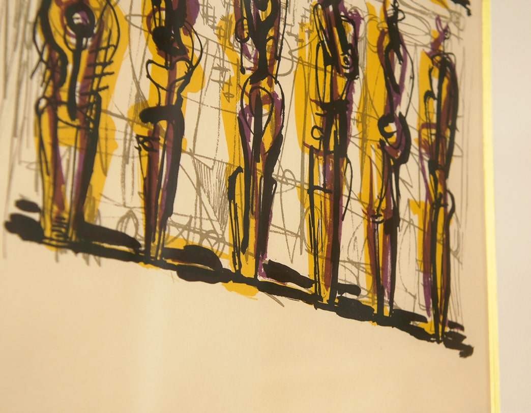 Thirteen standing figures / Henry Moore