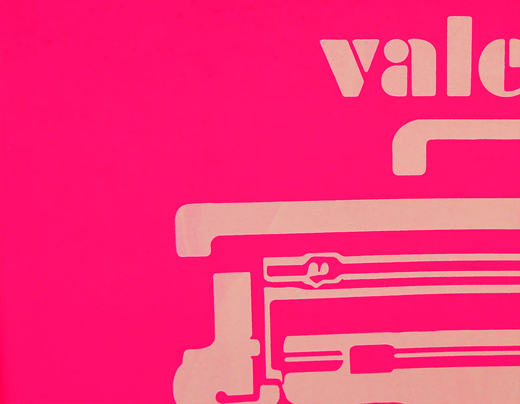 Valentine Poster Pink / Ettore Sottsass