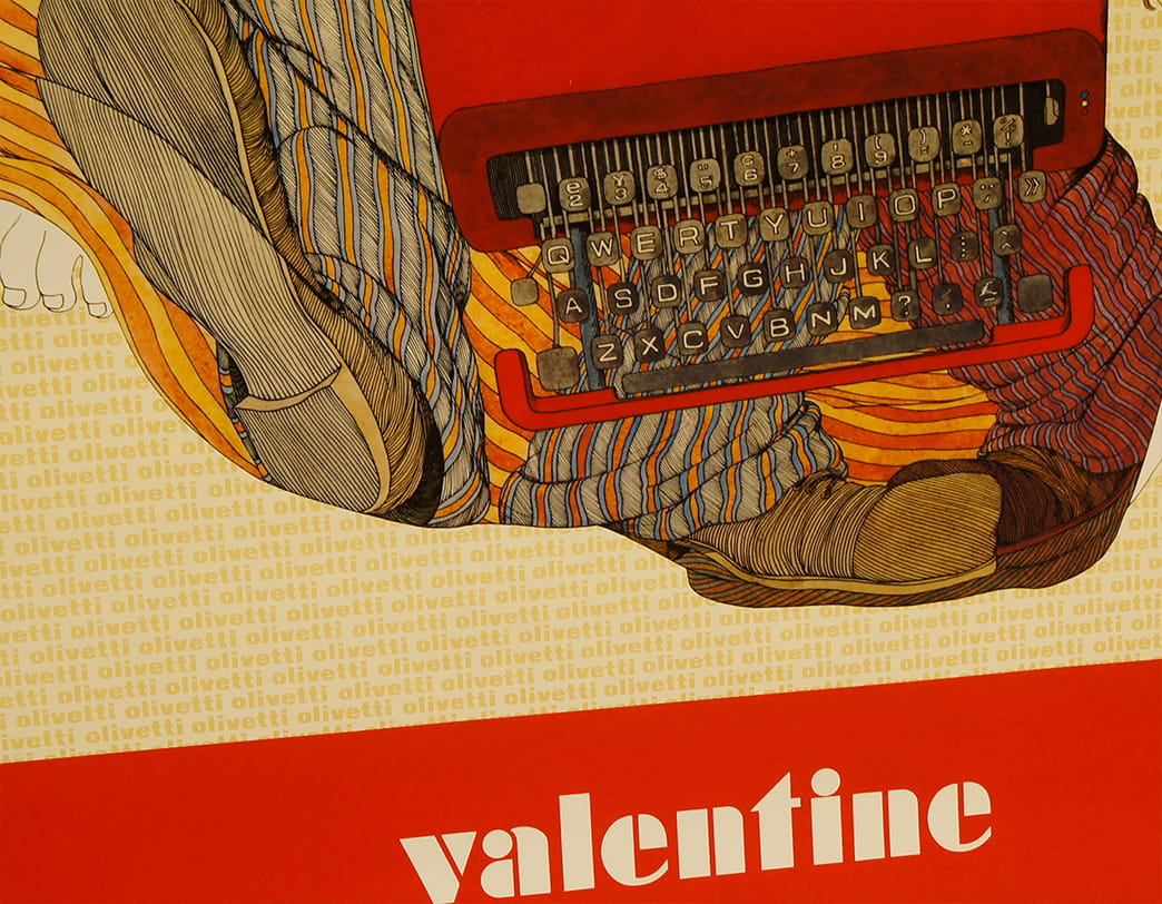 Valentine Poster Red / Isaka Yoshitaro