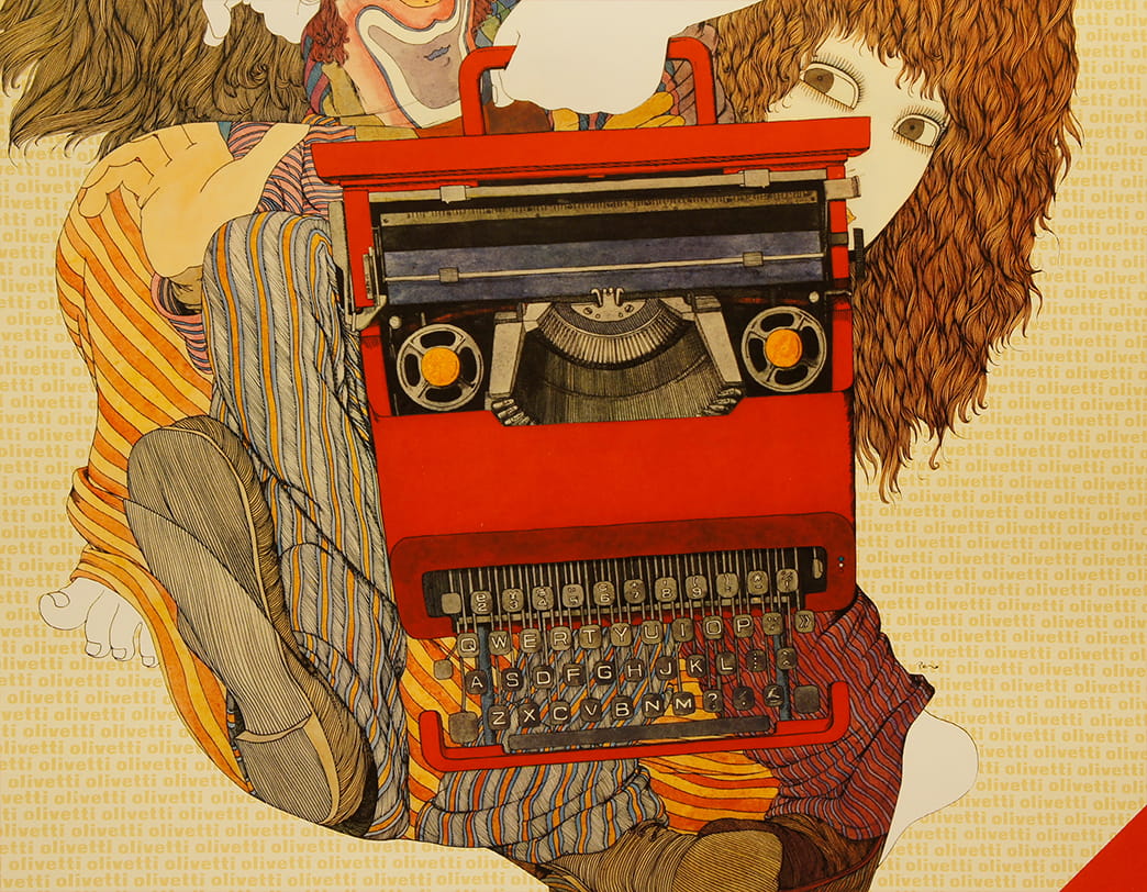 Valentine Poster Red / Isaka Yoshitaro