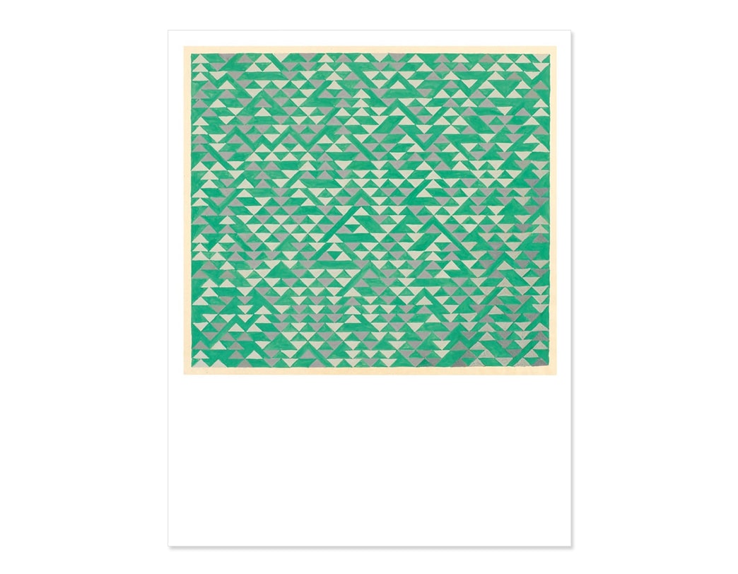 ポスター STUDY OF TRIADIC II / Anni Albers