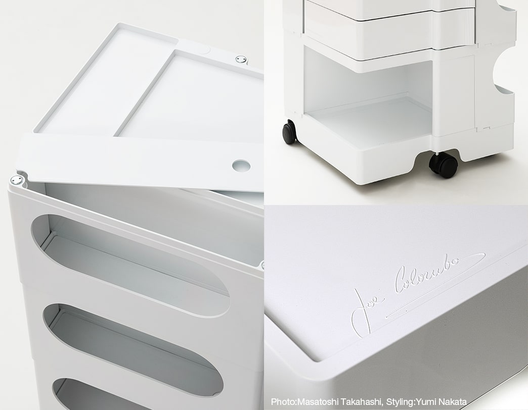 ボビーワゴン 3段 ホワイト