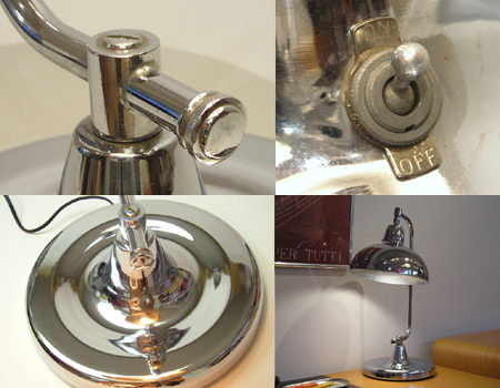 Chrome Table Lamp/クロームテーブルランプ
