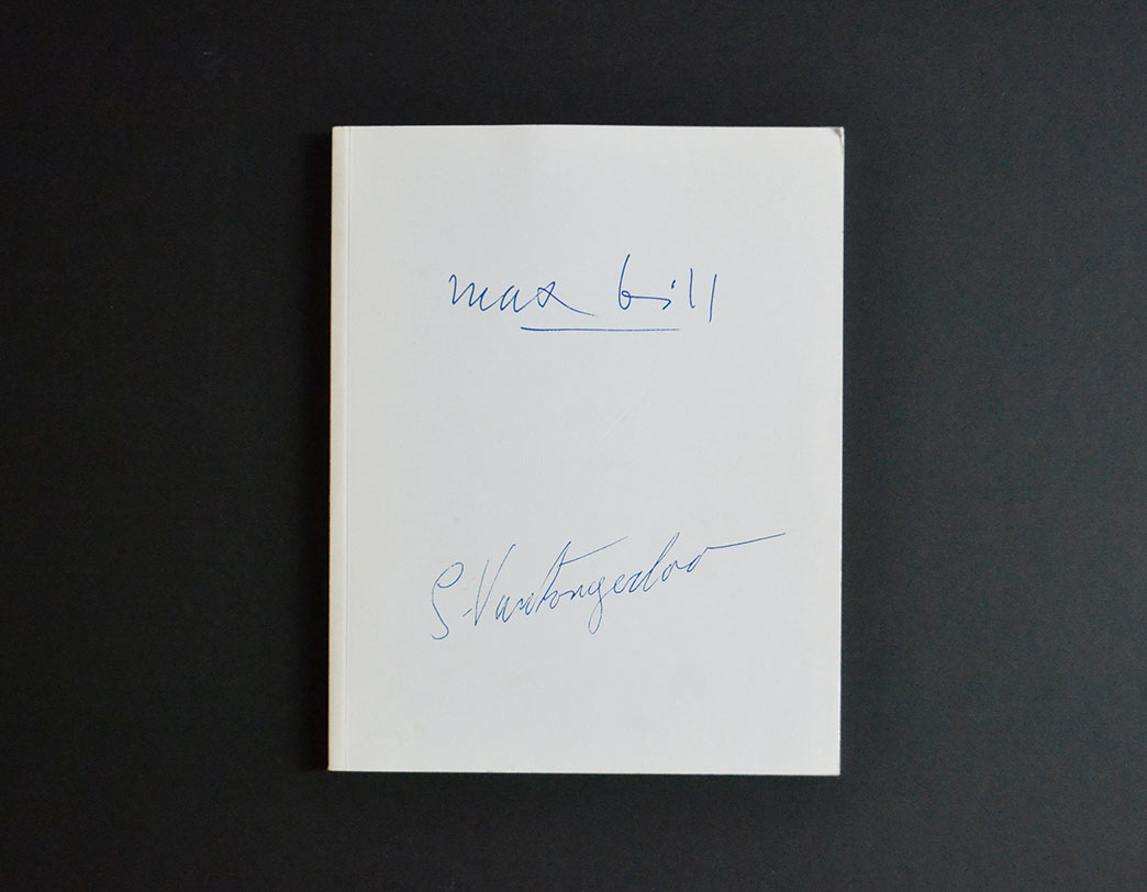 書籍 Max Bill Georges Vantongerloo 1996