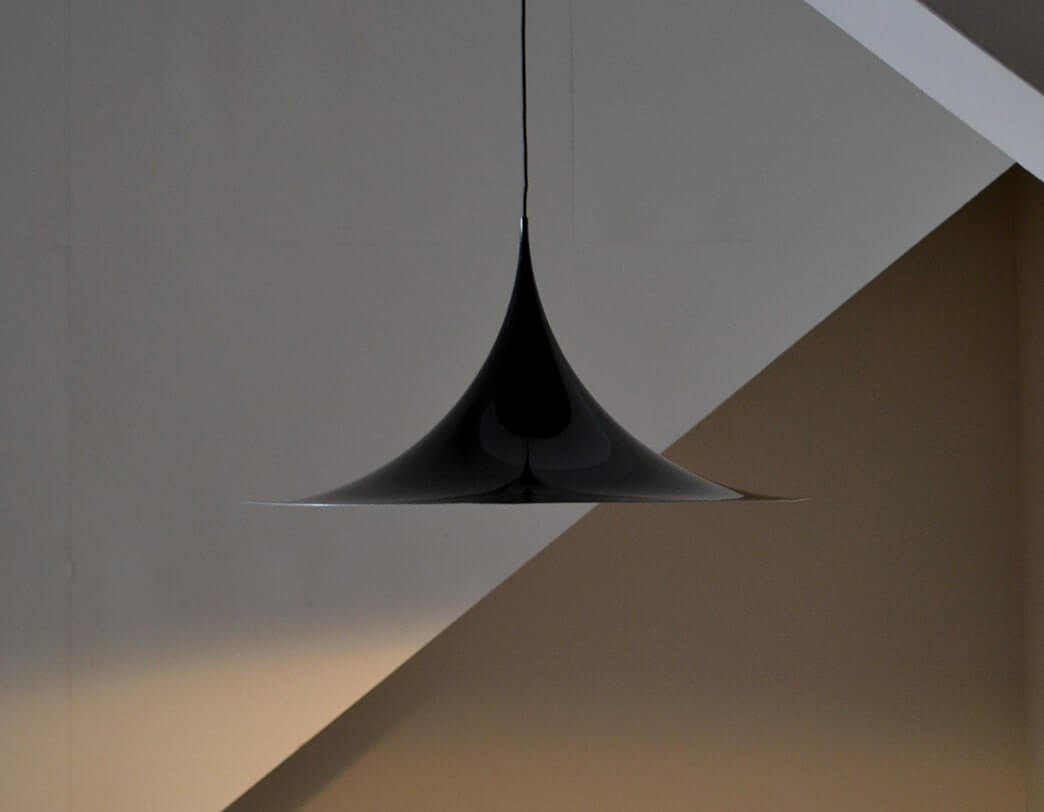 Ceiling-lamp Semi black