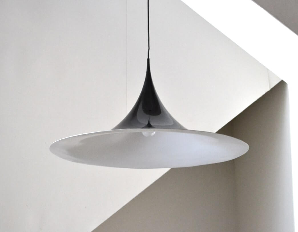 Ceiling-lamp Semi black