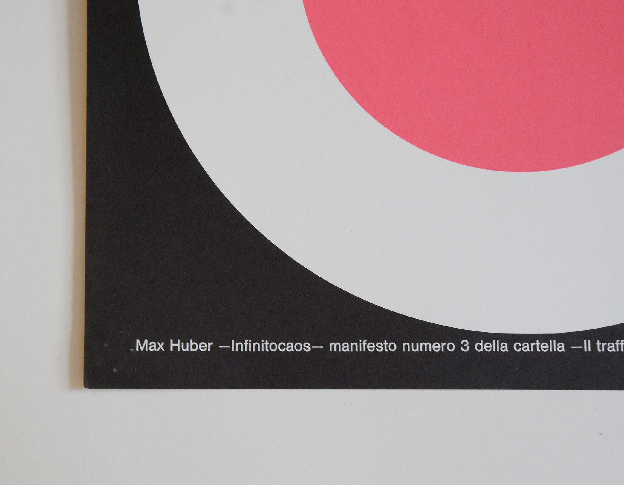 ポスター Infinitocaos [Il traffico] / Max Huber