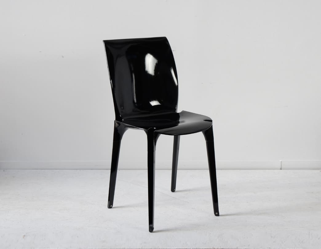 Lambda Chair Black / Marco Zanuso & Richard Sapper