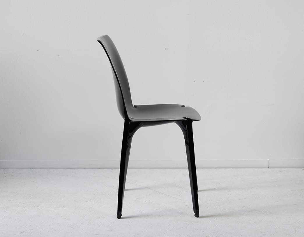 Lambda Chair Black / Marco Zanuso & Richard Sapper