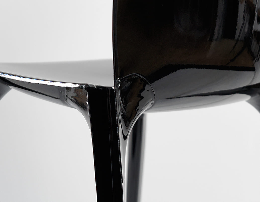 Lambda Chair Black / Marco Zanuso & Richard Sapper