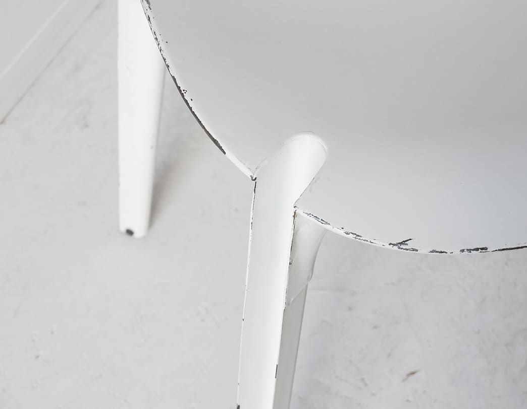 Lambda Chair White / Marco Zanuso & Richard Sapper