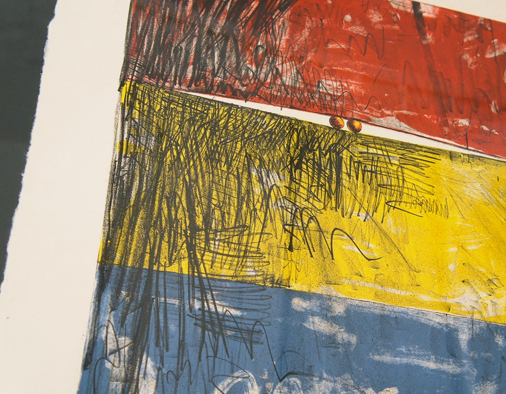 Painting with Two Balls I / Jasper Johns