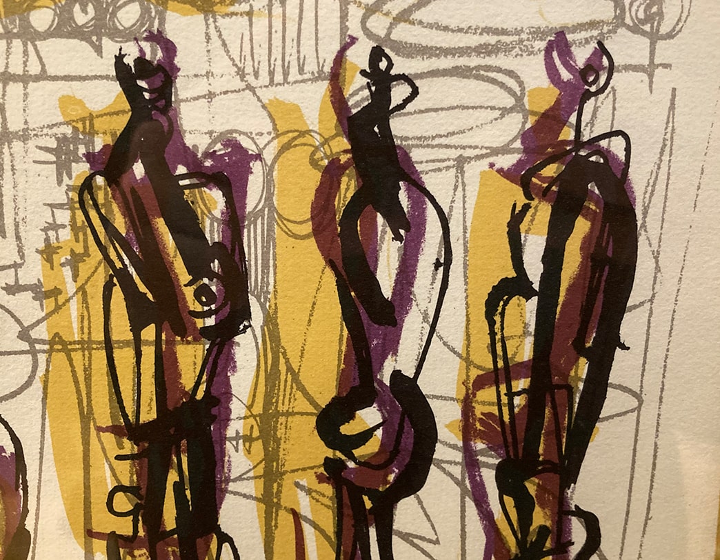 Thirteen standing figures / Henry Moore