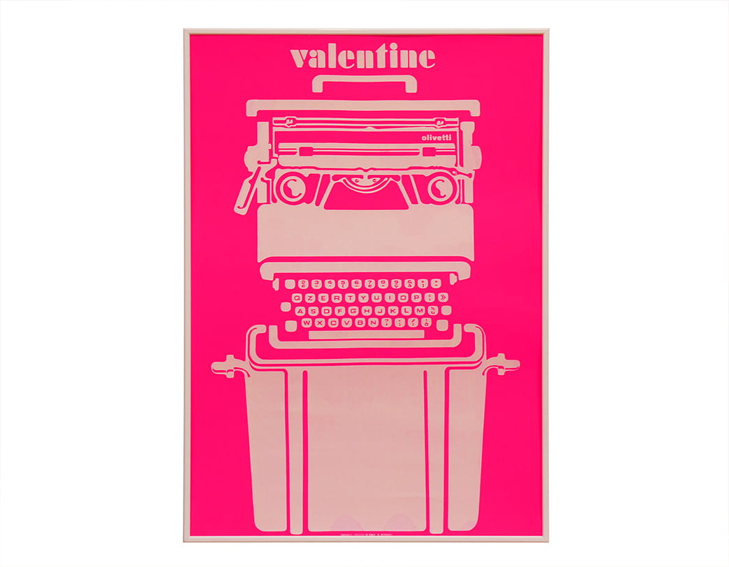 Valentine Poster Pink / Ettore Sottsass