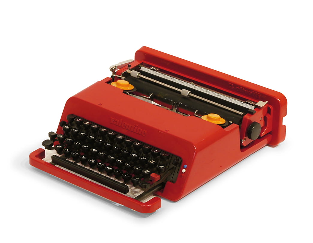 Valentine Typewriter Red / Ettore Sottsass
