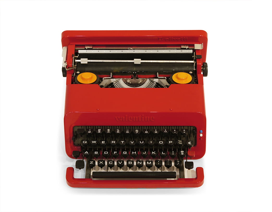 Valentine Typewriter Red / Ettore Sottsass