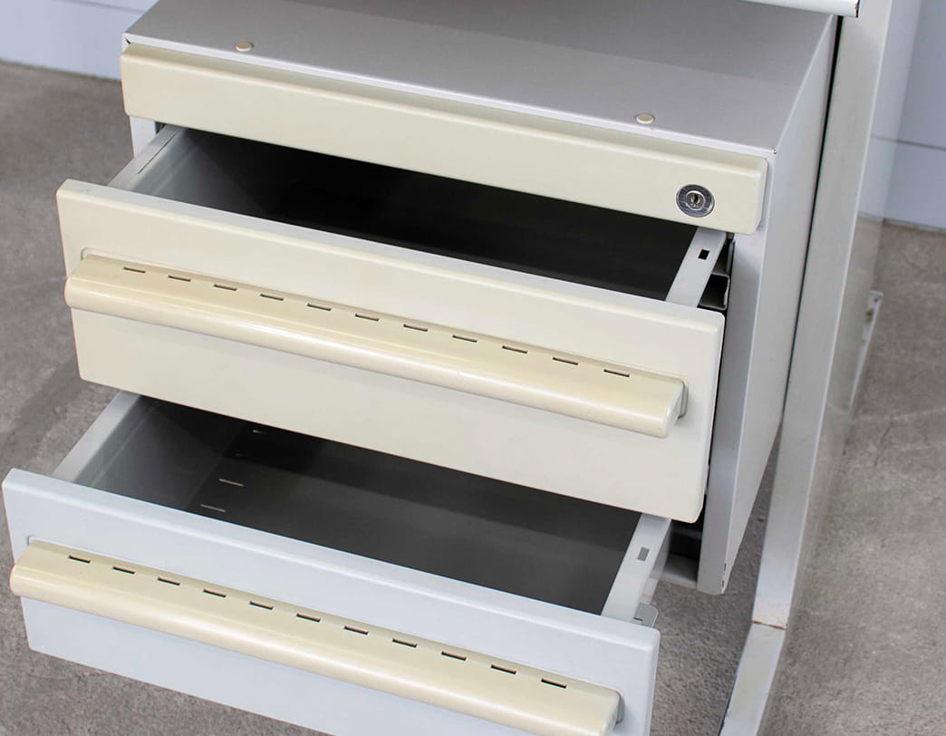 Synthesis45 Desk W1200 (2 drawers:Gray)  / Ettore Sottsass