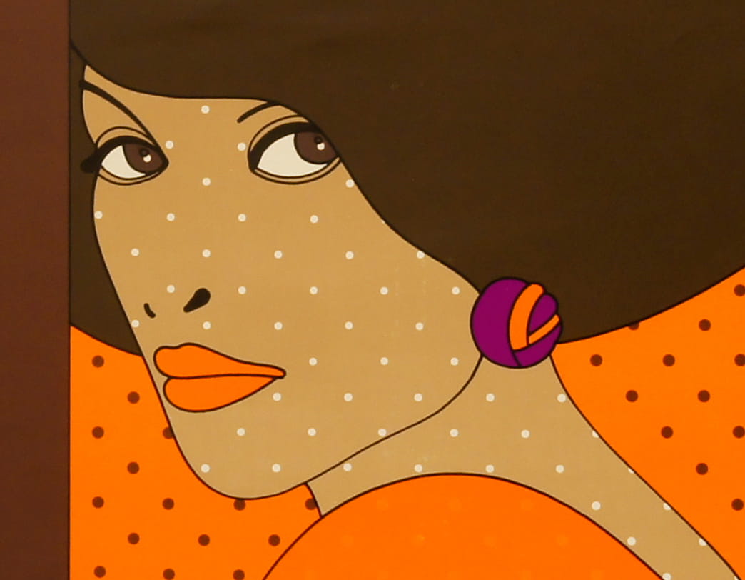 Olivetti Girls Poster Brown / Walter Ballmer