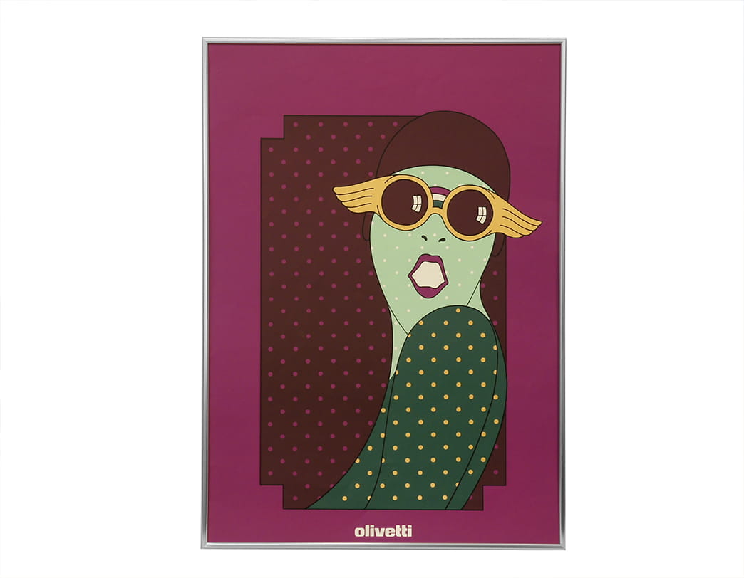 Olivetti Girls Poster Bordeaux A / Walter Ballmer