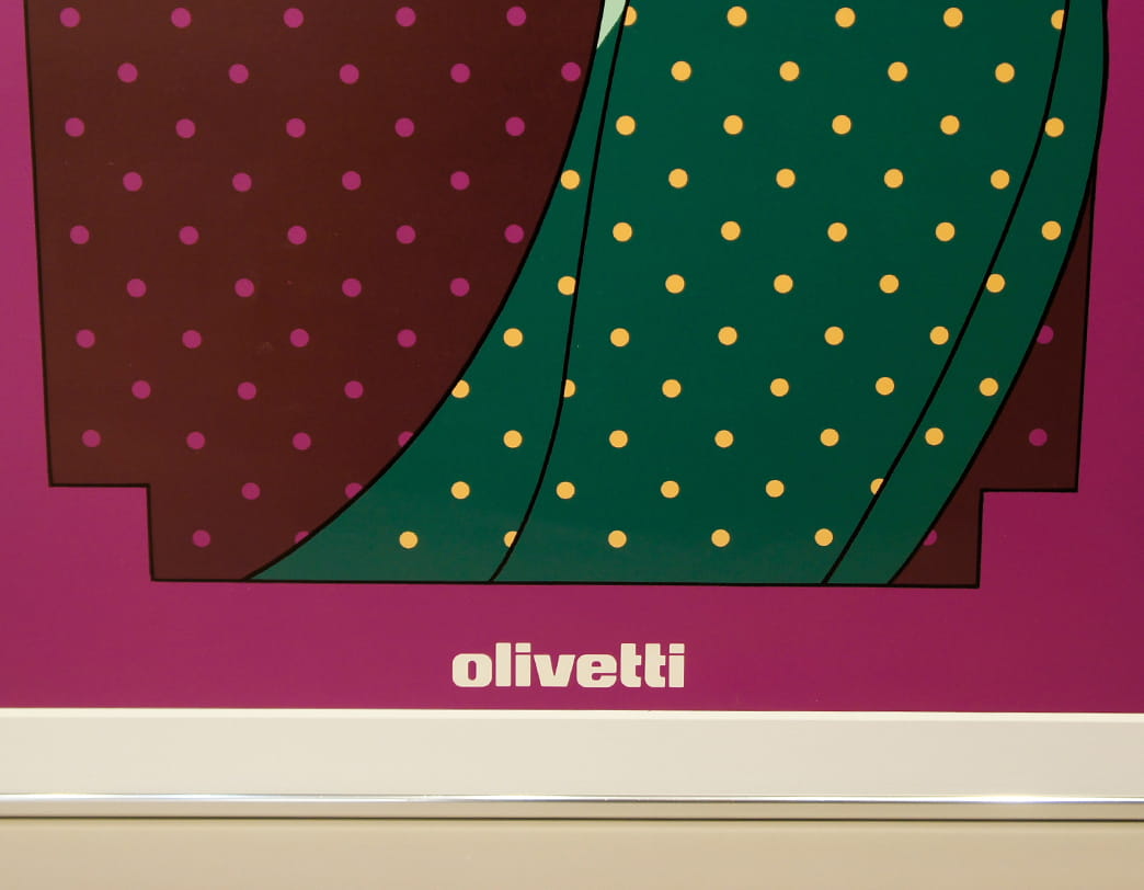 Olivetti Girls Poster Bordeaux B / Walter Ballmer