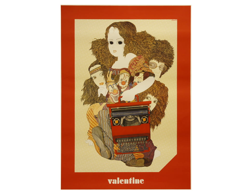 Valentine Poster Red / Isaka Yoshitaro