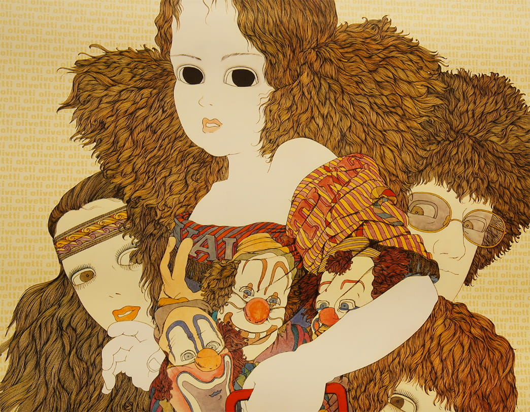 Valentine Poster Red / Isaka Yoshitaro