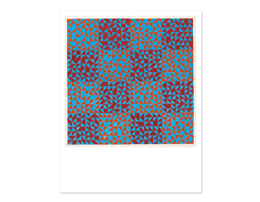 ポスター COLOR STUDY(BLUE AND REDS) / Anni Albers