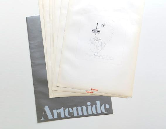 アルテミデ社の60年代の名品が登場するユニークなポスターセット