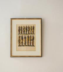 Thirteen standing figures / Henry Moore
