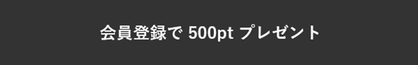 会員登録で500ポイントプレゼント